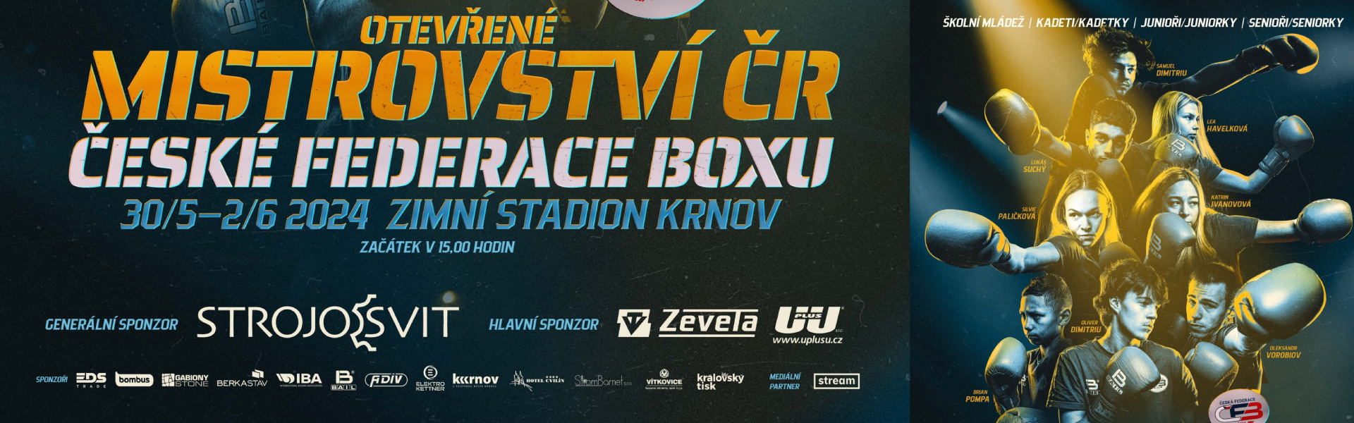 Otevřené mistrovství České republiky v boxu se chystá do Krnova!